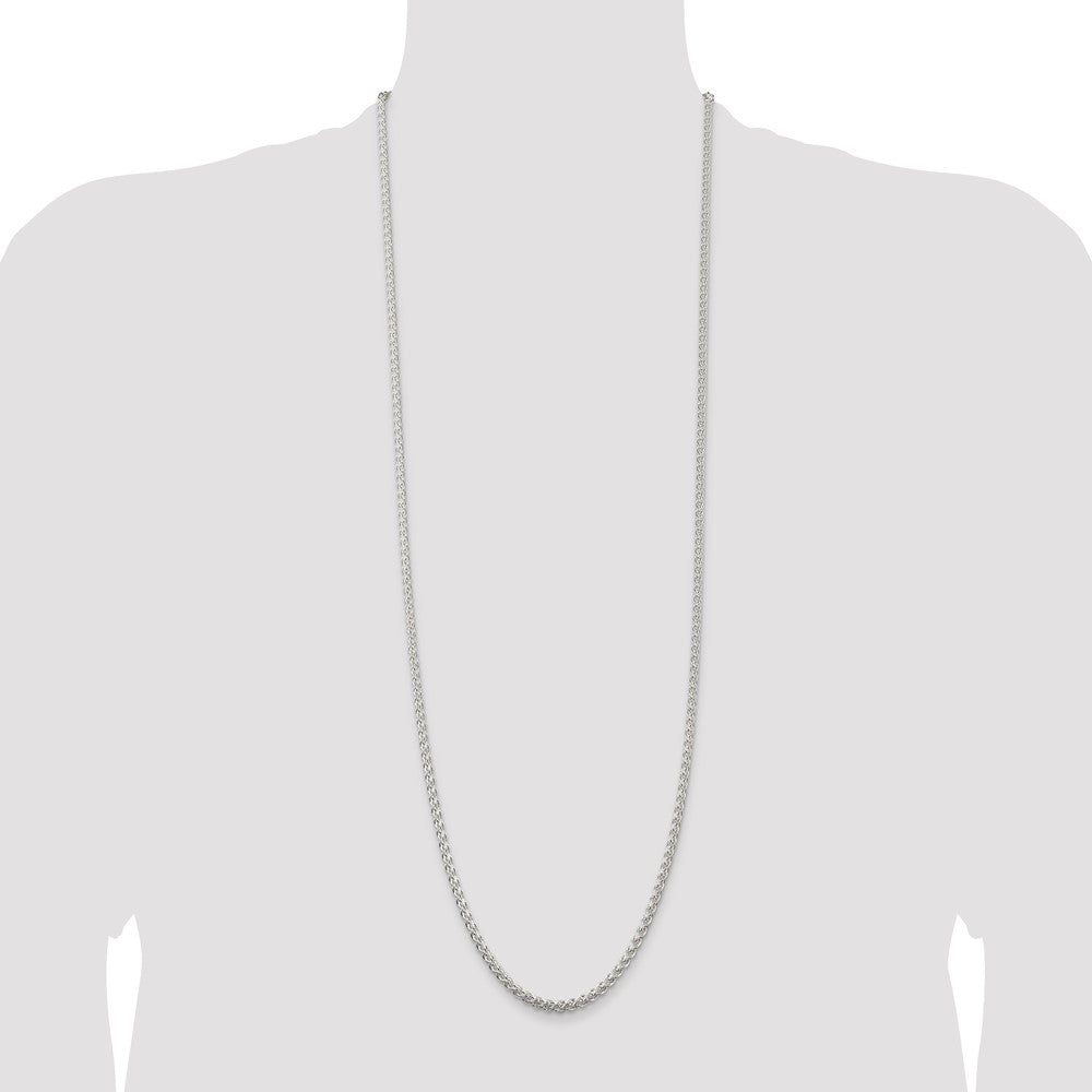 Sterling Silver 3mm Round Spiga Chain