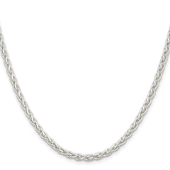 Sterling Silver 3.7mm Round Spiga Chain