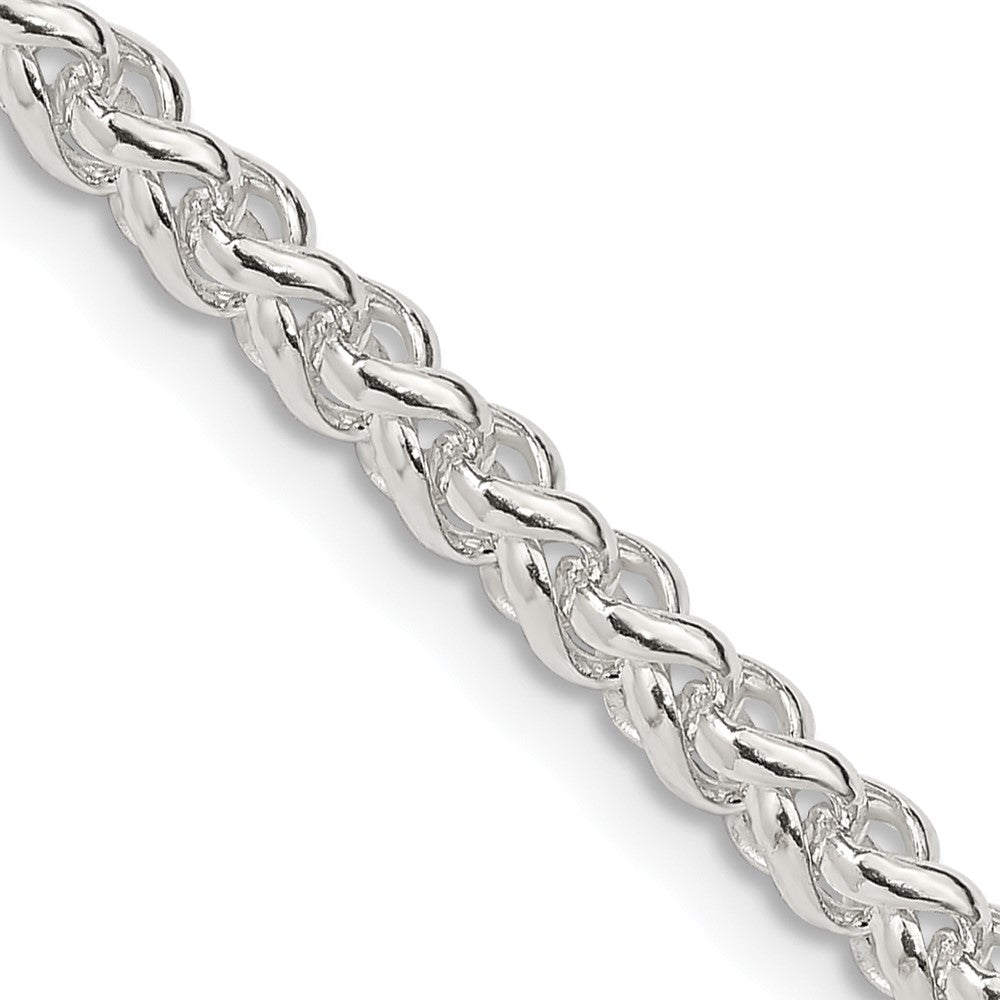 Sterling Silver 4mm Round Spiga Chain - 7