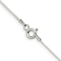 Sterling Silver .7mm Square Snake Chain - 4