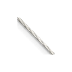 Sterling Silver .7mm Square Snake Chain - 4