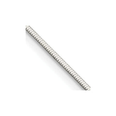 Sterling Silver .8mm Square Snake Chain - 4