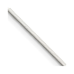Sterling Silver 1mm Square Snake Chain - 4