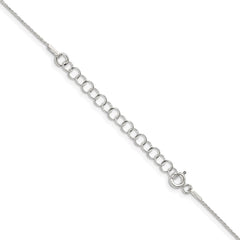 Sterling Silver .85mm Diamond-cut Round Spiga Chain w/2in ext.