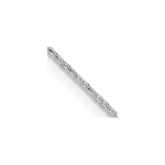 Sterling Silver .85mm Diamond-cut Round Spiga Chain - 8