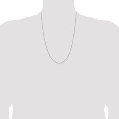 Sterling Silver .95mm Diamond-cut Round Spiga Chain - 2