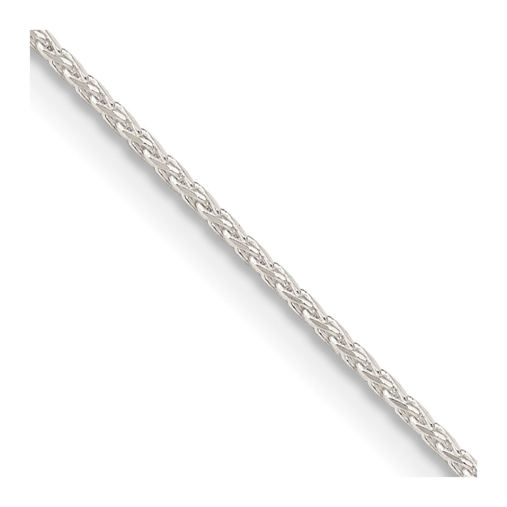 Sterling Silver .95mm Diamond-cut Round Spiga Chain - 7