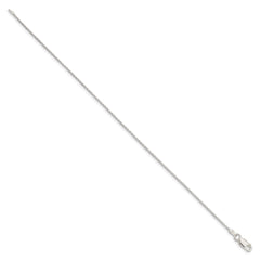 Sterling Silver 1.25mm Diamond-cut Round Spiga Chain - 4