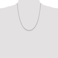 Sterling Silver 1.45mm Diamond-cut Round Spiga Chain - 10