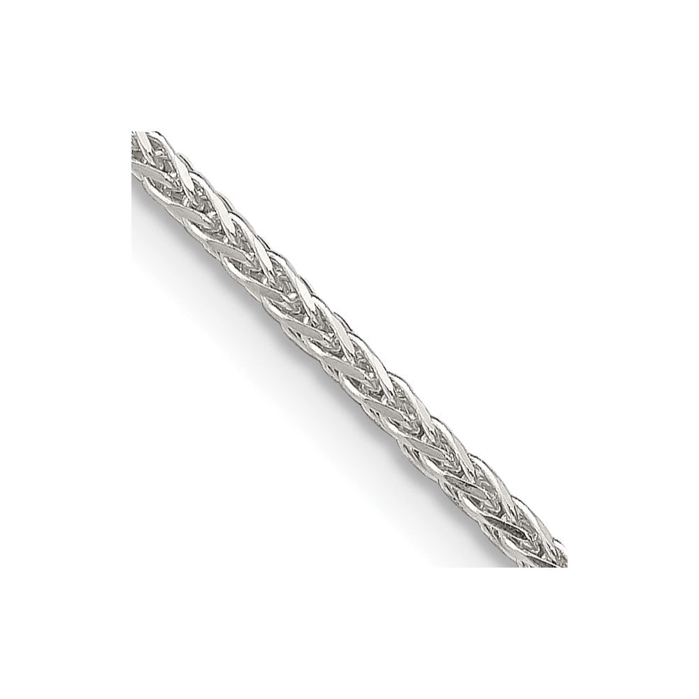 Sterling Silver 1.45mm Diamond-cut Round Spiga Chain - 10
