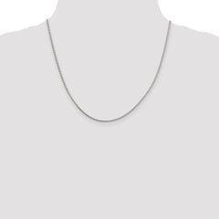 Sterling Silver 1.7mm Diamond-cut Round Spiga Chain - 3