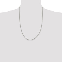 Sterling Silver 1.7mm Diamond-cut Round Spiga Chain