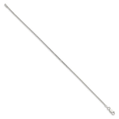 Sterling Silver 1.7mm Diamond-cut Round Spiga Chain - 9