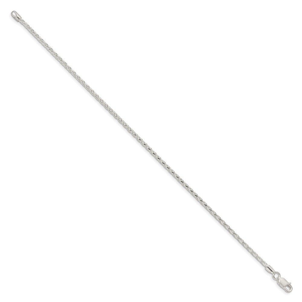 Sterling Silver 2.15mm Diamond-cut Round Spiga Chain - 5
