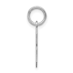 Sterling Silver/Rhodium-plated Polished Number 8 Charm - 3