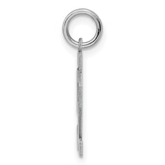 Sterling Silver/Rhodium-plated Polished Number 52 Charm - 2