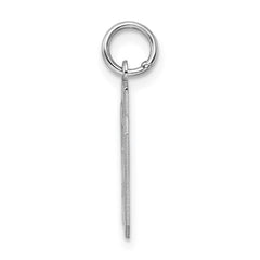 Sterling Silver/Rhodium-plated Polished Number 59 Charm - 3