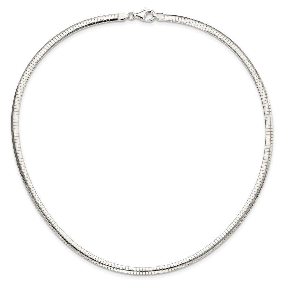 Sterling Silver 4mm Cubetto Necklace - 2