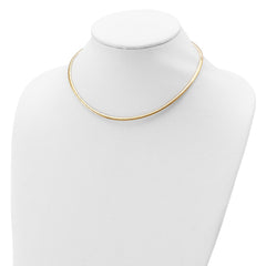 Sterling Silver Flash Gold-plated Reversible 3mm Cubetto Chain