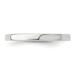 Sterling Silver 2mm Lightweight Flat Size 4.5 Band