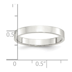 Sterling Silver 3mm Lightweight Flat Size 11.5 Band
