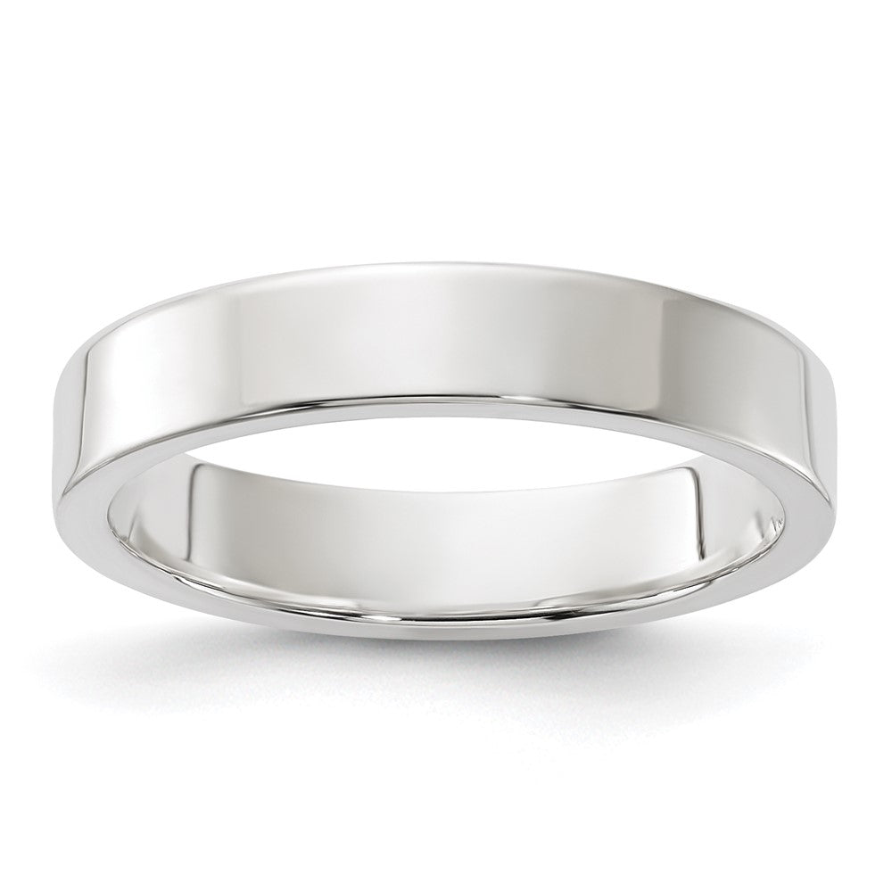 Sterling Silver 4mm Lightweight Flat Size 4 Band