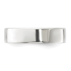 Sterling Silver 5mm Lightweight Flat Size 5.5 Band