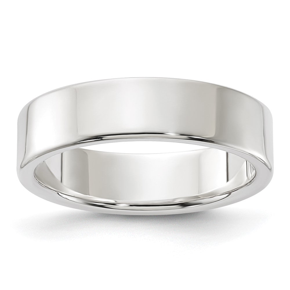 Sterling Silver 5mm Lightweight Flat Size 6.5 Band