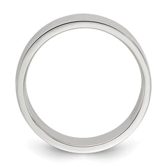 Sterling Silver 6mm Lightweight Flat Size 11 Band