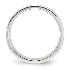 Sterling Silver 7mm Lightweight Flat Size 11 Band