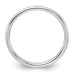 Sterling Silver 2mm Half Round Size 5.5 Band