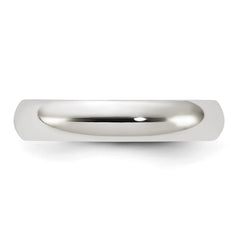 Sterling Silver 4mm Half Round Size 13 Band