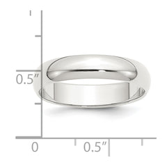 Sterling Silver 5mm Half Round Size 11.5 Band