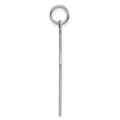Sterling Silver Rhodium-plated Laser Designed Cross Pendant - 57