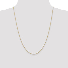 14K 24 inch 1.1mm Ropa with Spring Ring Clasp Chain