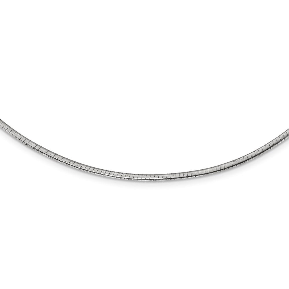 Sterling Silver Gold-pltd 2mm Reversible w/2in ext Cubetto Chain