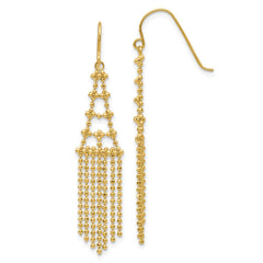 14K Beaded Earrings
