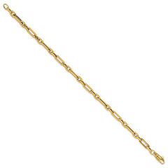 14K Polished 5mm Fancy Link 7.5 inch Bracelet - 2