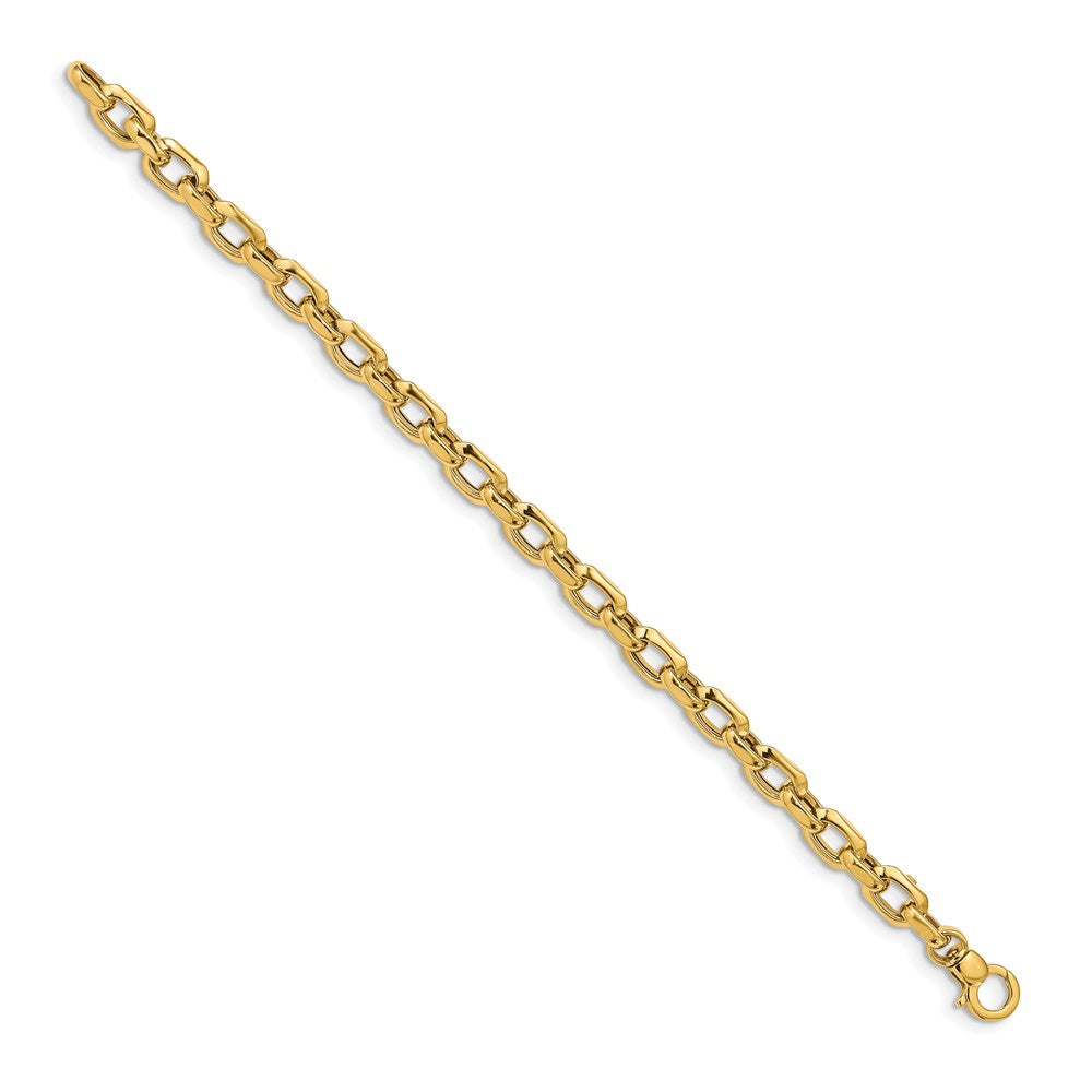 14K Polished Fancy Link Bracelet