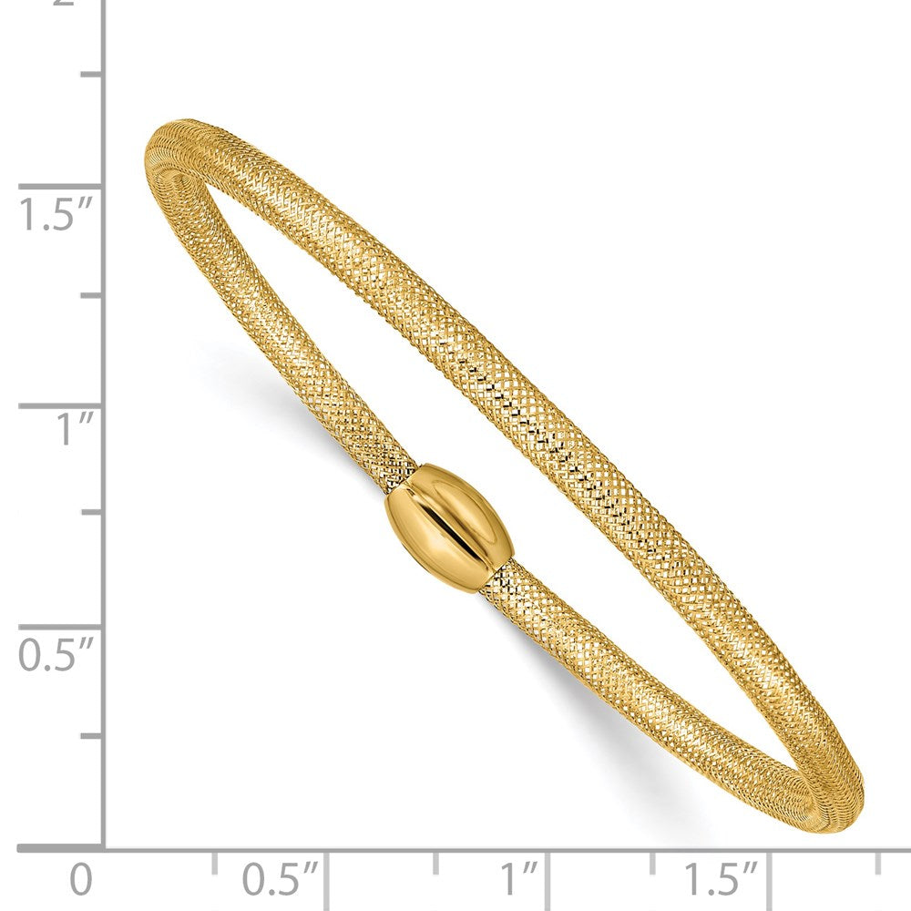 14K Stretch Mesh Bracelet