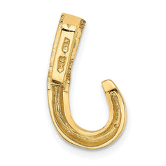 14k Polished Slide Fits up to 6mm Regular/8mm Fancy or Reversible Omega - 3