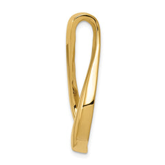 14k Polished Slide Fits up to 8mm Regular/10mm Fancy or Reversible Omega - 3