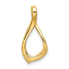 14k Polished Chain Slide