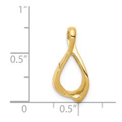 14k Polished Chain Slide