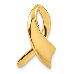 14k Polished Slide Fits up to 2mm Regular/6mm Fancy or Reversible Omega - 3