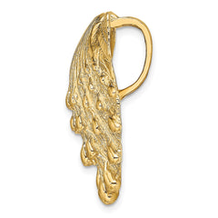14K Lion's Paw Shell Slide