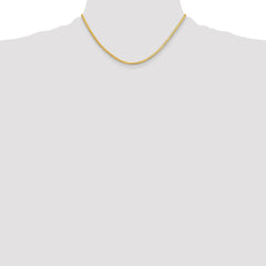 14k 2.5mm Silky Herringbone Chain