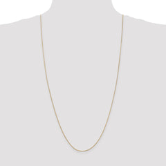 14K 30 inch .9mm Round Snake with Lobster Clasp Chain