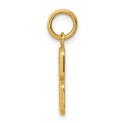 14k Small Polished Number 8 Charm - 2