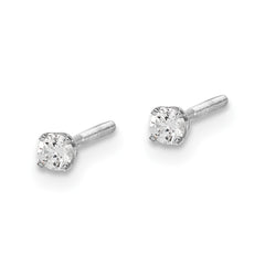 14kw .10ct VS2/SI1 G-I Diamond Stud Thread on/off Post Earrings